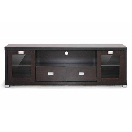 BAXTON STUDIO Gosford Brown Wood Modern Tv Stand 71-3969